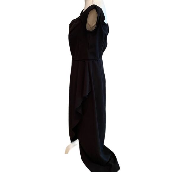 J S Collection Off Shoulder Evening Gown Size 12 - Picture 4 of 6